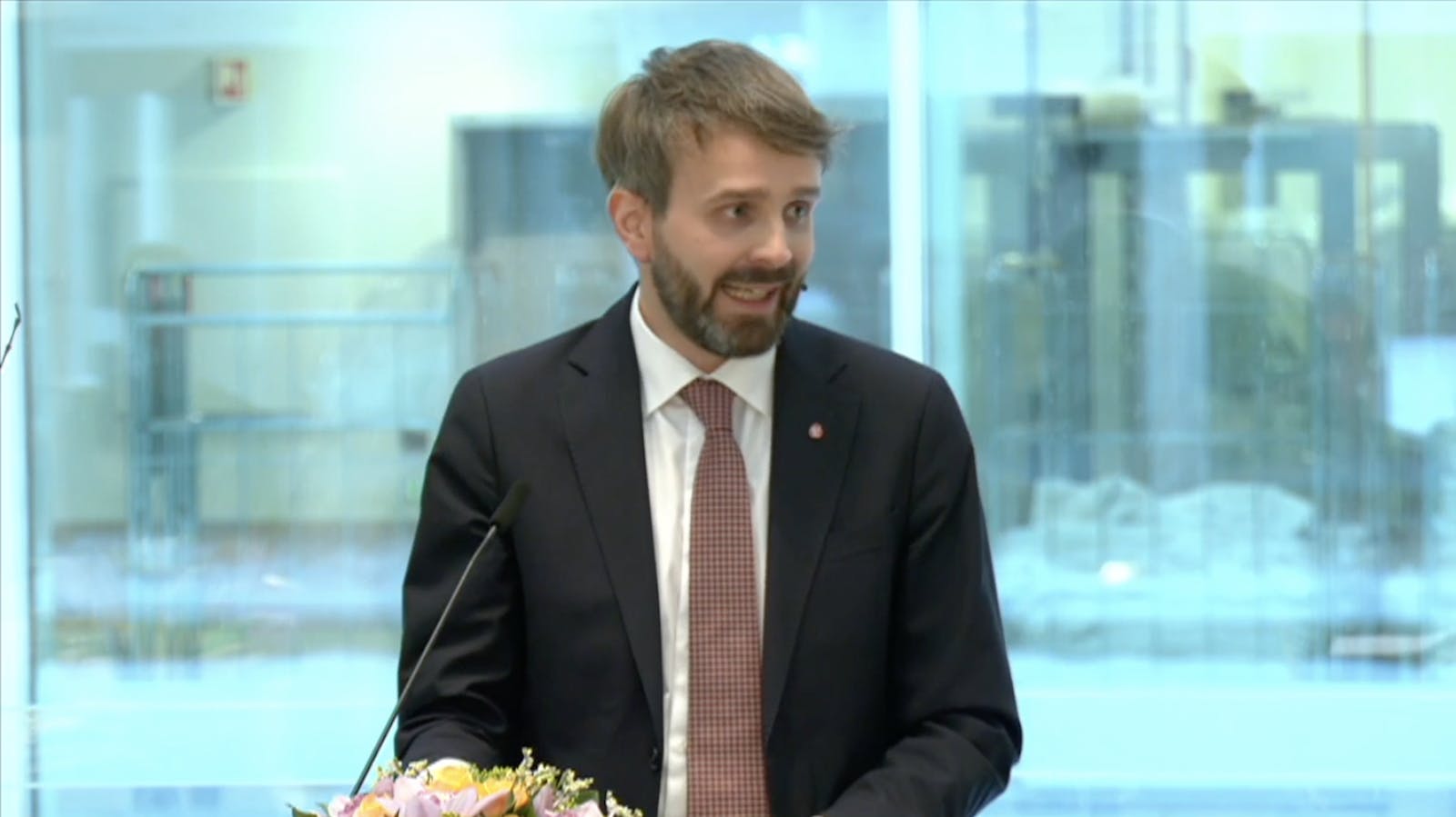 Helseministeren på Radiumhospitalet